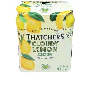 Thatchers Cloudy Lemon 4pk